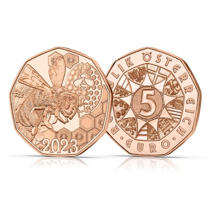 Waggle Dance 5 euró réz 2023