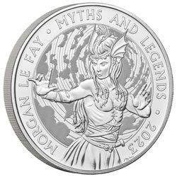 Mituri și Legende: Morgan Le Fay 5 lire sterline cupronichel 2023