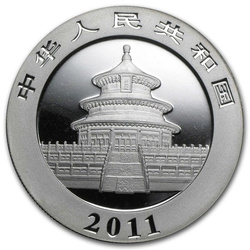 China Panda 1 oz Silver 2011