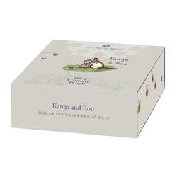 Winnie the Pooh - Canguro y Niño de color Plata 2022 Proof