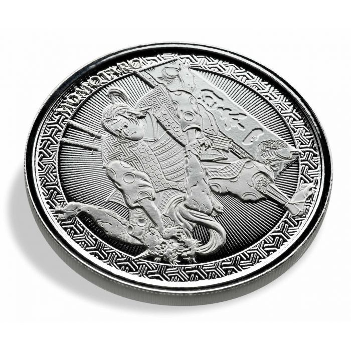 Samoa: Legends of Japan Series - Momotaro and the Demon Subdued in Ukiyoe Style 1 oz Silber 2020 Prooflike