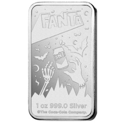 Silberbarren Fanta - Halloween koloriert 1 Unze Silber 2026