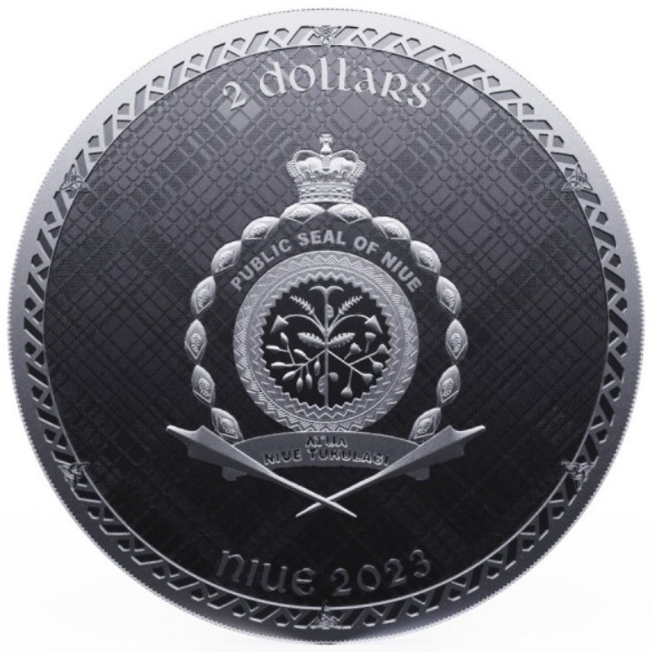 Niue: Heraldic - Scottish Unicorn 1 oz Silver 2023