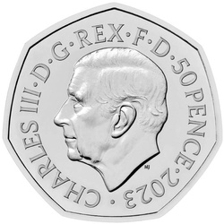 Star Wars Luke Skywalker and Princess Leia 50p Cupronichel 2023