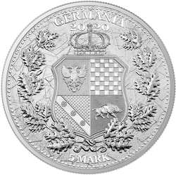 Alegorías: Italia y Germania 1 oz Plata 2020 (sin certificado)