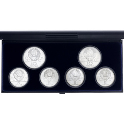 Set di 6 monete d'argento Russia: Olimpiadi di Mosca 1980