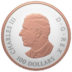 Kanadai juharlevél „Csillogó juharlevél” aranyozott 10 uncia ezüst 2025 Proof