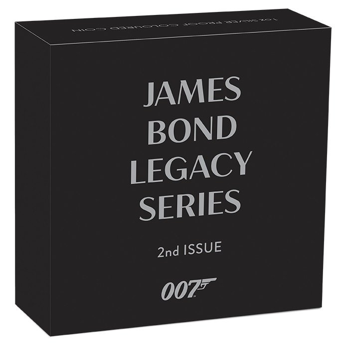 Tuvalu: James Bond Legacy 2. kiadás – Roger Moore színes 1 uncia ezüst 2022 Proof