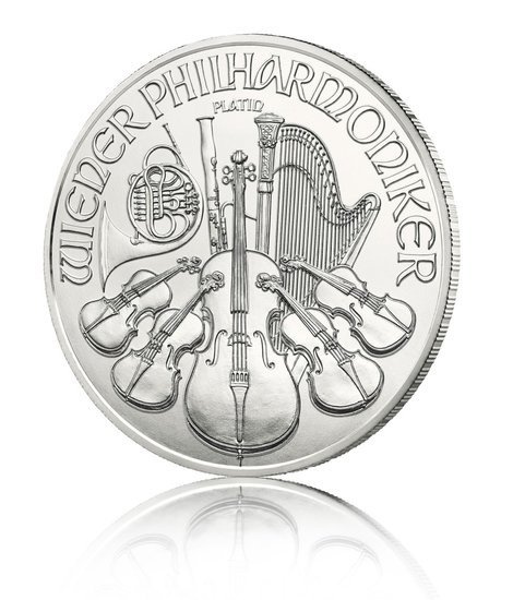 Wiener Philharmoniker 1/25 oz Platin 2021