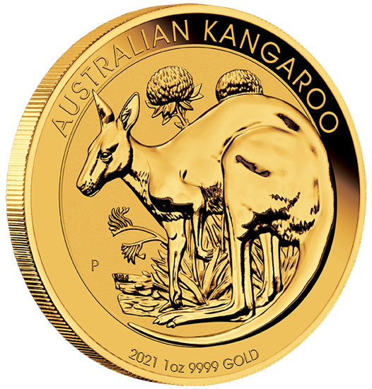 Canguro australiano 1 oncia d'oro 2021