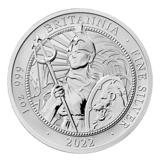 Sada 2 mincí Britannia stříbro 2022 Proof