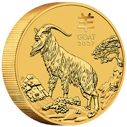 Perth Mint Lunar III – Jahr der Ziege 10 oz Gold 2027