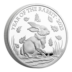 Royal Mint Lunar: Year of the Rabbit 1 oz Silber 2023 Proof