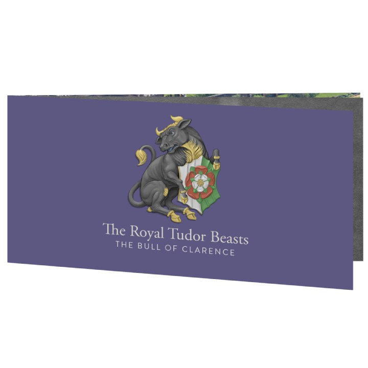 Sada 2 mincí The Royal Tudor Beasts: The Bull of Clarence 2 x 1 unce stříbra 2023 Proof