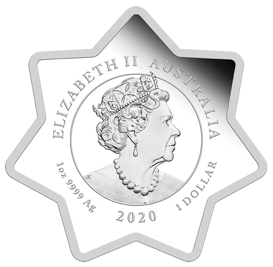 Estrella de Navidad 1 oz Plata 2020 Proof