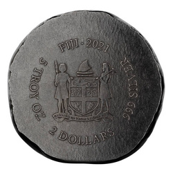 Fiji Guerreros de Terracota 5 oz Plata 2021 Moneda Antigua