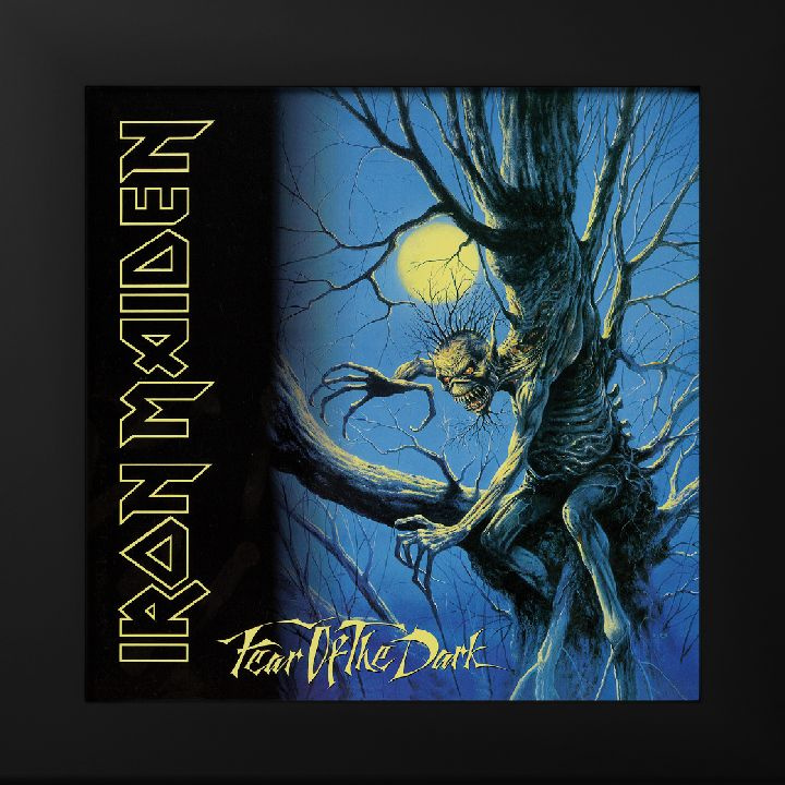 Cook-szigetek: Iron Maiden – Fear of the Dark színes 1 uncia ezüst 2022 Obsidian Black érme