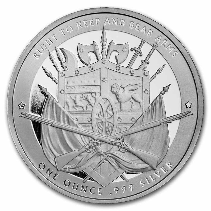 Fundadores de la Libertad: Cicero - Keep & Bear Arms 1 oz Silver Slab