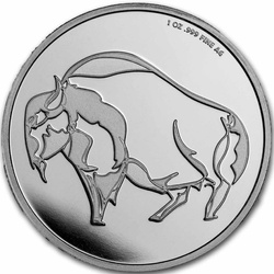 D.G. Smalling - Gran Búfalo 1 oz Plata 2023 Redondo (en tarjeta)