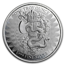 Liberty and Unity 1 oz Silver High Relief Round