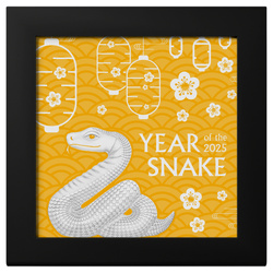 Mongolia: Serpente agile 1 oncia d'argento placcato oro 2025 Moneta di seta