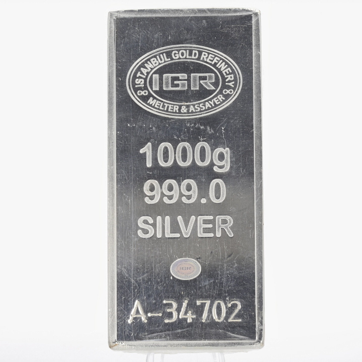 IGR-Barren 1000 Gramm LBMA-Silber GD Refiner