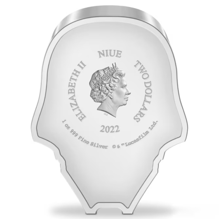 Niue: Star Wars The Faces of the First Order - Kylo Ren kolorowany 1 uncja Srebra 2022 Proof