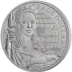 St Helena Modern US Trade Dollar 1 oz Silber 2023