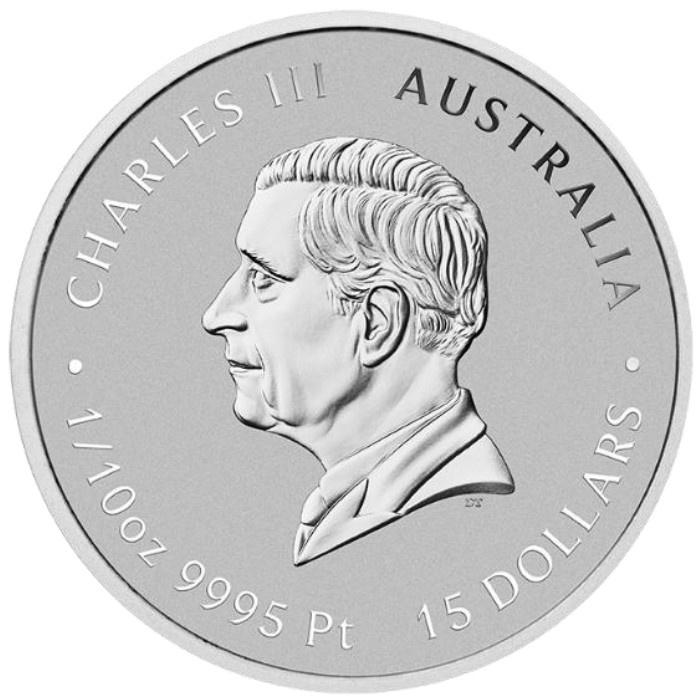Moneda de platino Perth Mint: Lunar III - Año del Caballo 1/10 onza de platino 2026