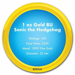 Niue: Sonic The Hedgehog 1 oz Gold 2022