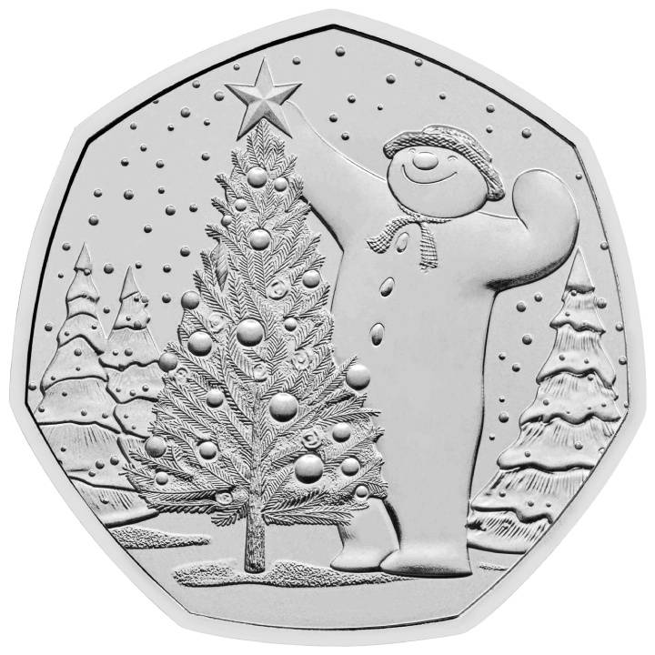 The Snowman 50p Cobre 2024