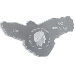 Hunters of the Sky: Myšák rezavý 1 unce stříbra 2020 Proof