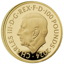 Ensemble de 6 pièces Premium Britannia en or 2024 Proof