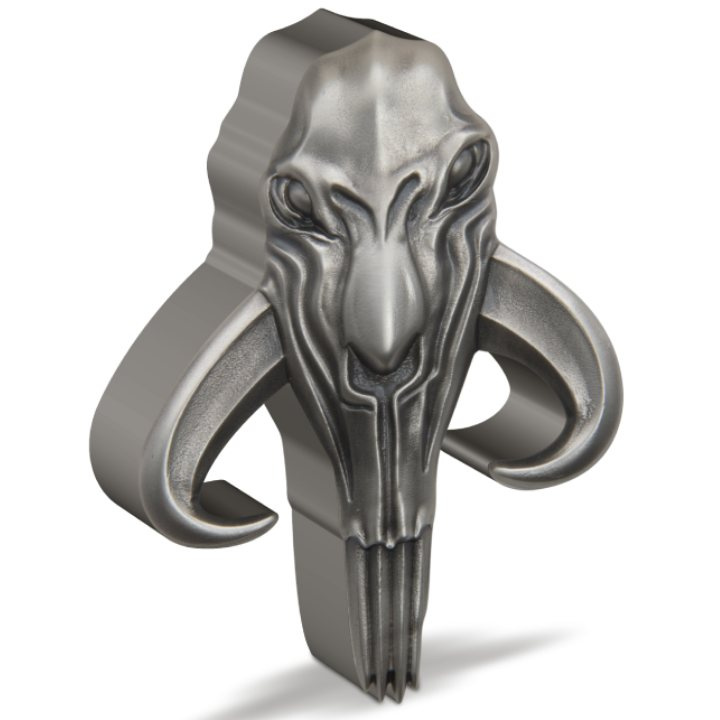 Niue: Star Wars The Mandalorian - Mythosaur 5 uncia ezüst 2023 antikolt alakú érme