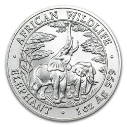2003 Zambia 1 oz Silber Elefant 