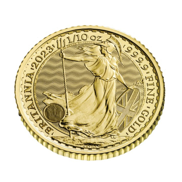 Britannia - Rey Carlos III 1/10 oz Oro 2023