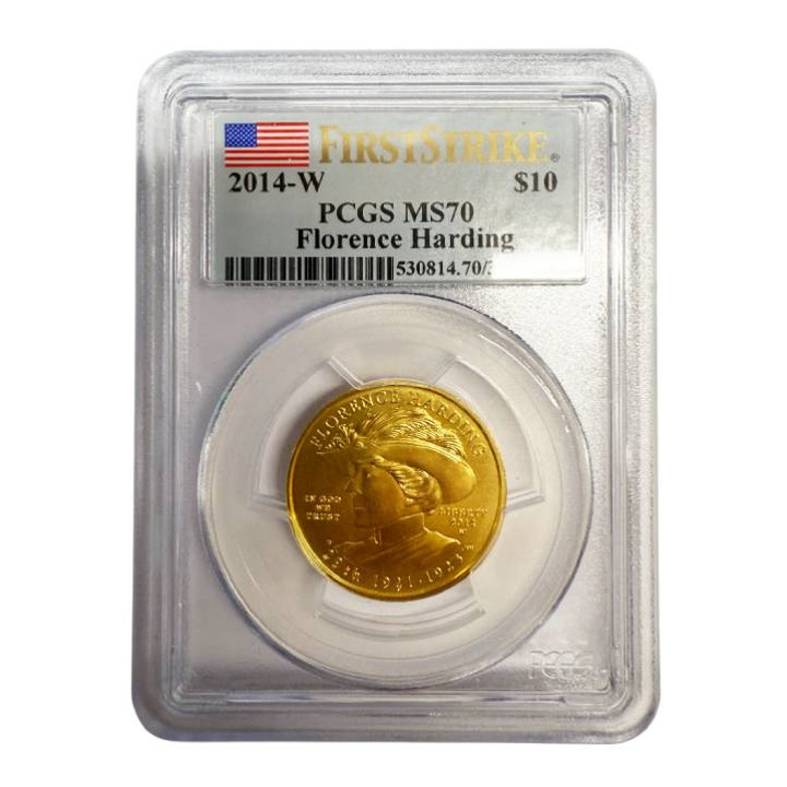 USA: First Spouse – Florence Harding 1/2 Unze Gold 2008 First Strike