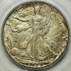 États-Unis : Walking Liberty, Half Dollar Argent 1929-S PCGS MS63