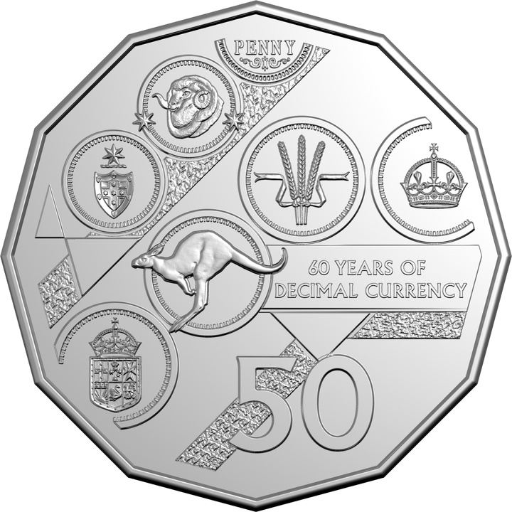 Set de 6 monede: A 60-a aniversare a monedei zecimale CuNi/AlBr 2026