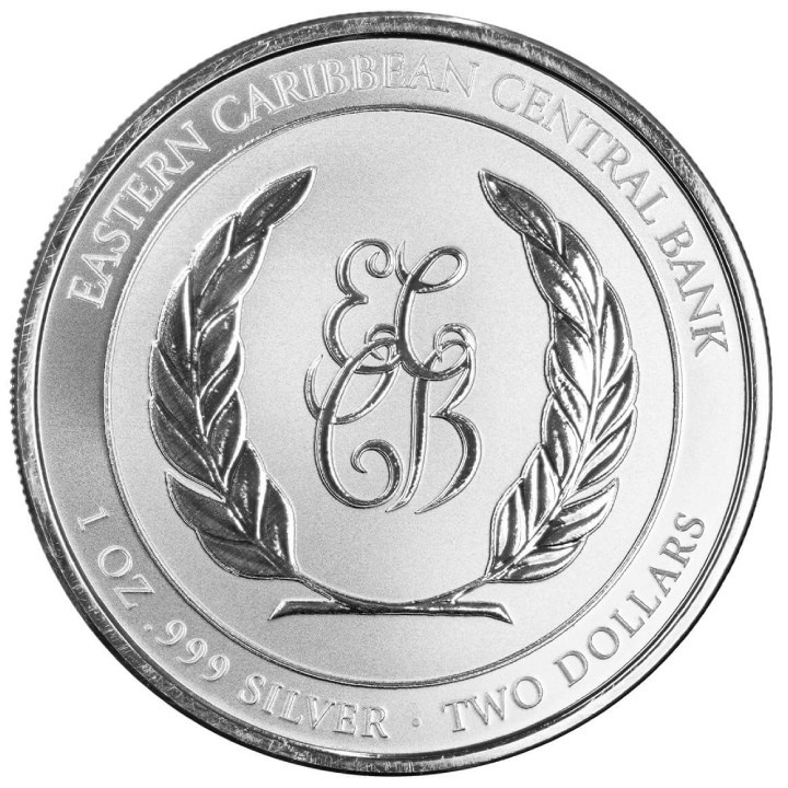 St. Lucia - Stemma 1 oncia d'argento 2023 Prooflike