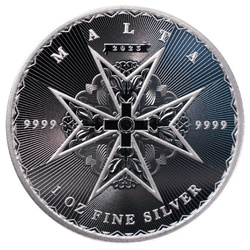 Malta: Maltese Cross 1 uncja Srebra 2023
