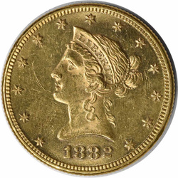 Liberty Head $10 Gold 1882