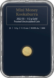 Mini Money Kookaburra 1/2 gramm arany 2022