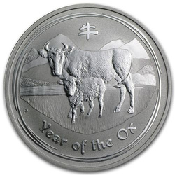 Lunar II: Year of the Ox 1 oz Silver 2009