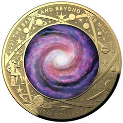 Earth and Beyond: The Milky Way 1 oz Gold 2021 Proof