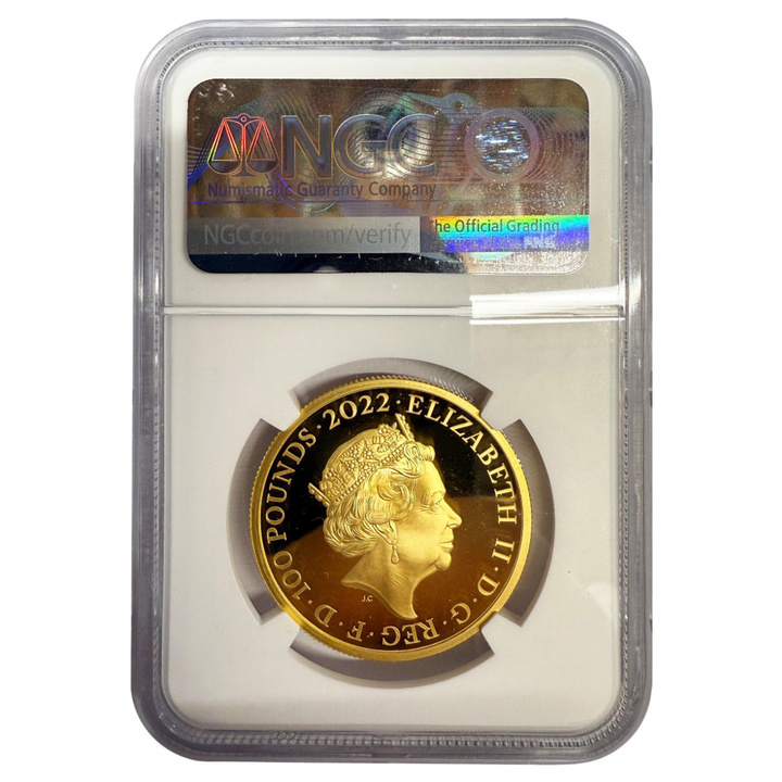 British Monarchs: King Edward VII 1 uncja Złota 2022 Proof First Releases NGC PF 69 Ultra Cameo