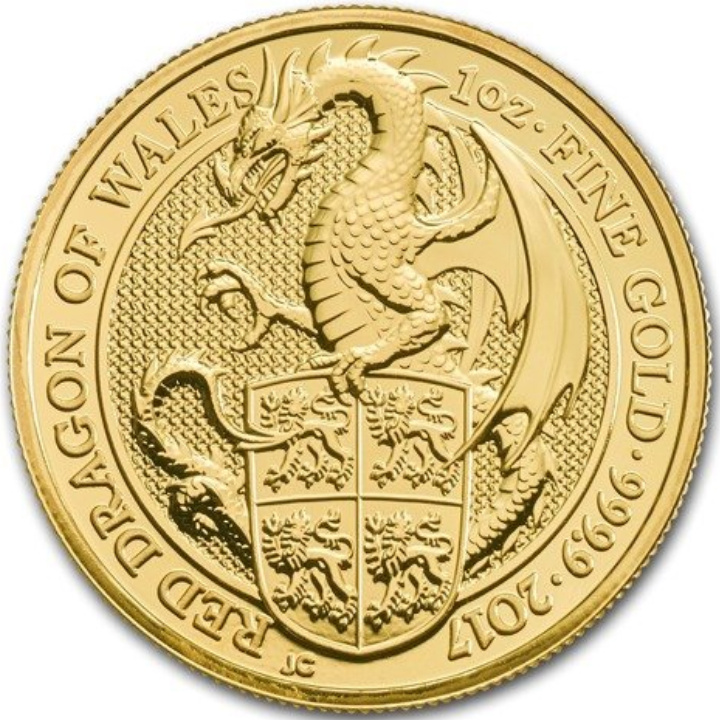 Bestias de la Reina Juego de 11 monedas 1 oz Oro 2016-2020
