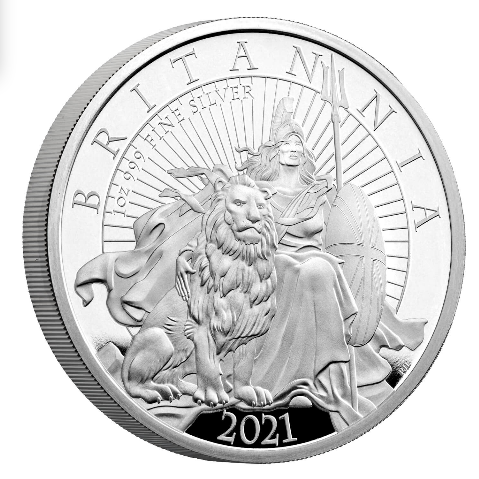 Britannia 1 uncja Srebra 2021 Proof