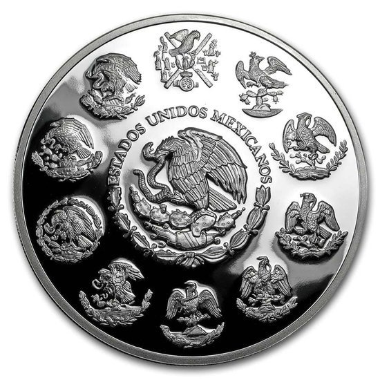 Mexican Libertad 5 uncji Srebra 2021 Proof
