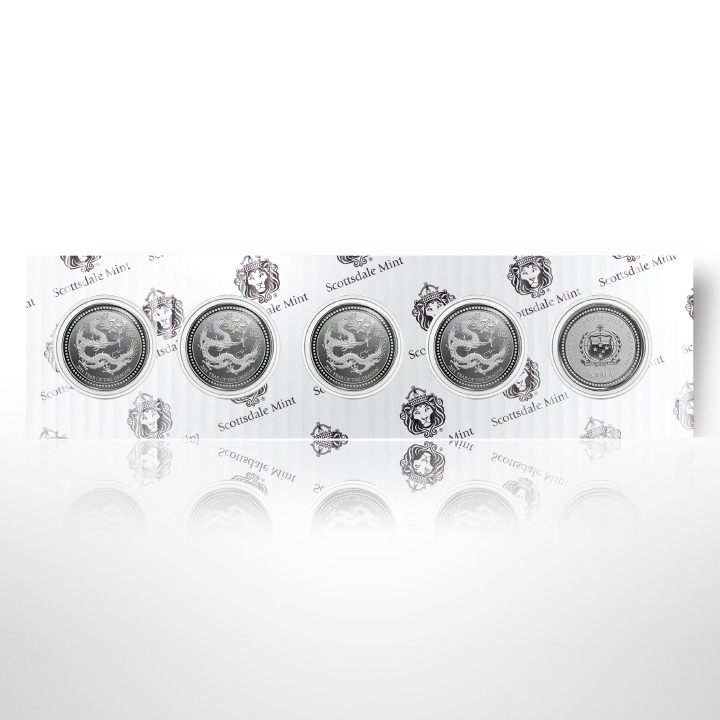 Samoa: Year of the Dragon 2 oz Silver 2024 Prooflike